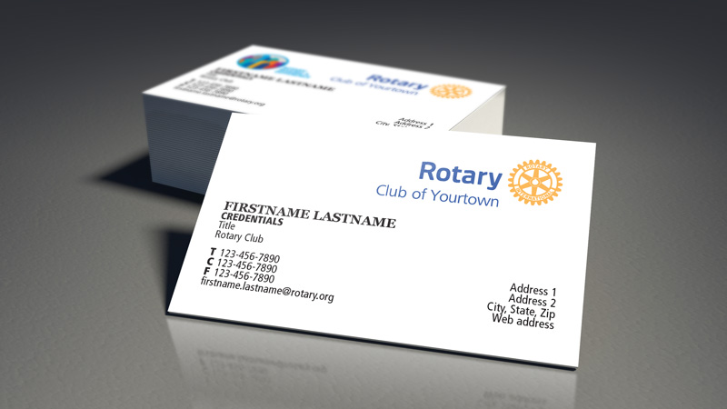 Rotary Business Cards No Theme