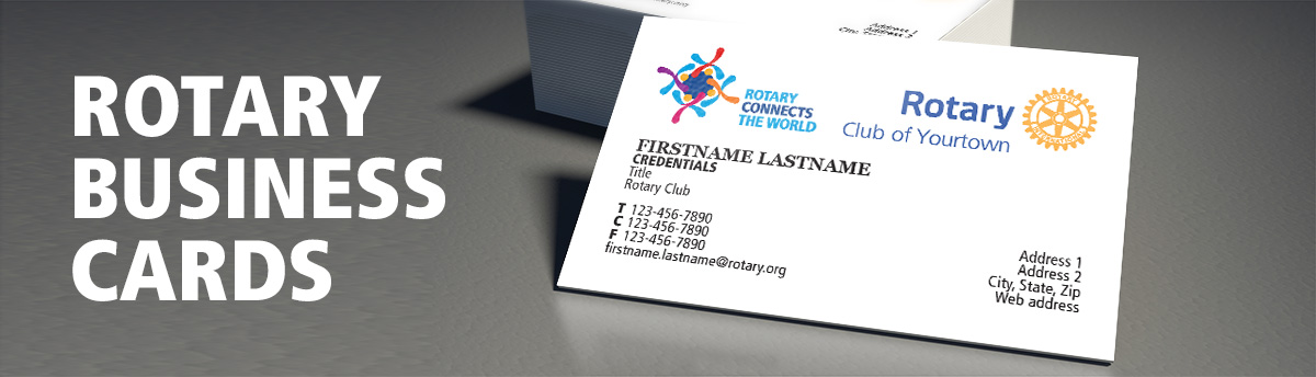Rotary Business Cards